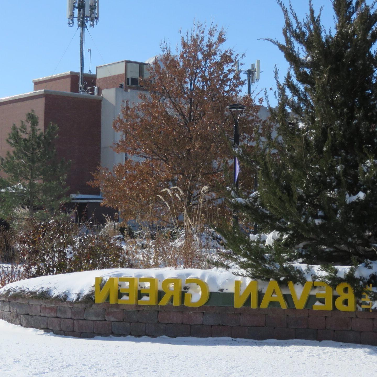 Bevan Green in snow